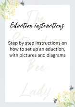 Load image into Gallery viewer, Native Bee Hive Eduction Instructions