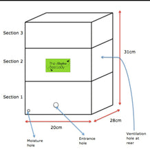 Load image into Gallery viewer, Native Bee Hive With Native Bee Colony And Queen