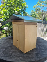 Load image into Gallery viewer, Handmade pine bee box

